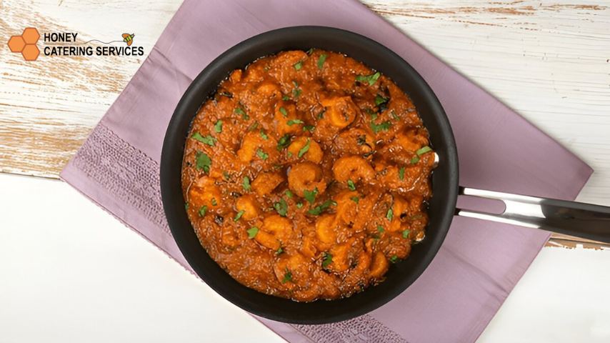 Honey Catering service Menu - prawn masala